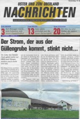 Artikel in Uster Nachrichten